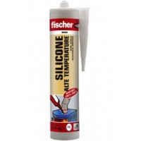 FISCHER - SILICONE ACETICO ALTE TEMPERATURE - NERO