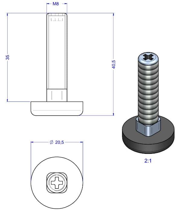 PIEDINO STUFE A PELLET  2
