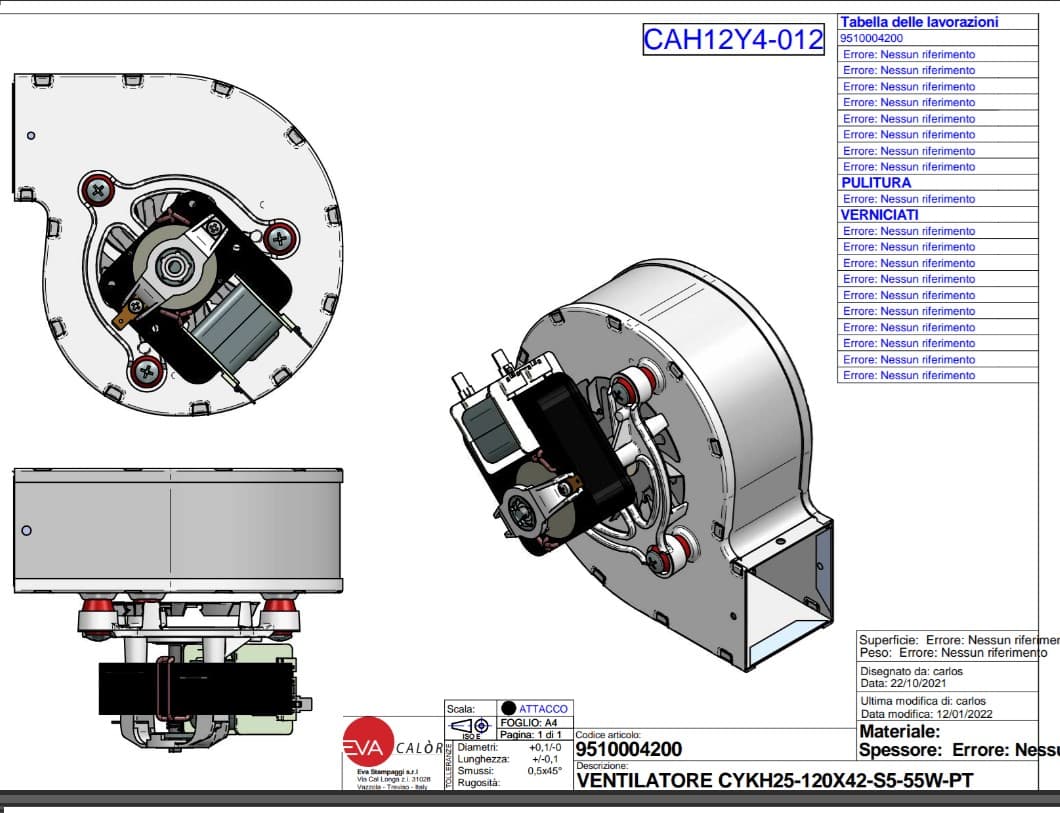 VENTILATORE GYKH25 DX 2