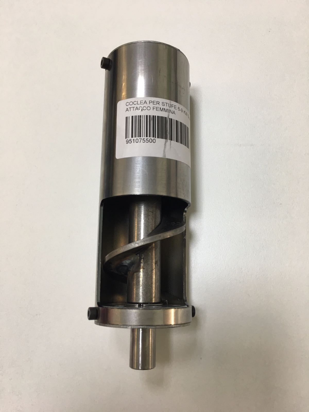 COCLEA PER STUFE 6-9 KW SLIM NEW ATTACCO FEMMINA