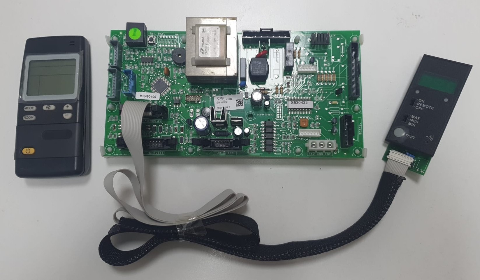 KIT ELETTRONICA CEZA ( SCHEDA-PANNELLO COMANDI- TELECOMANDO)