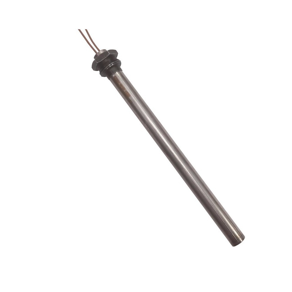 RESISTENZA ELETTRICA Ø 12,5 mm LUNGH.160mm 350w ATTACCO A FILETTO 1/2