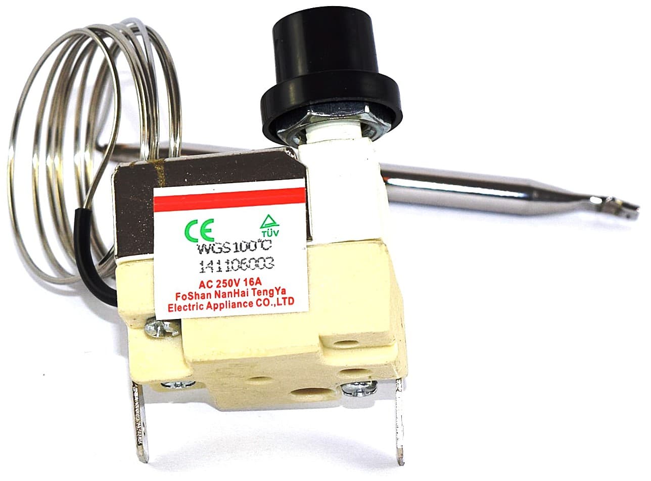 TERMOSTATO DI SICUREZZA A RIARMO MANUALE 80°