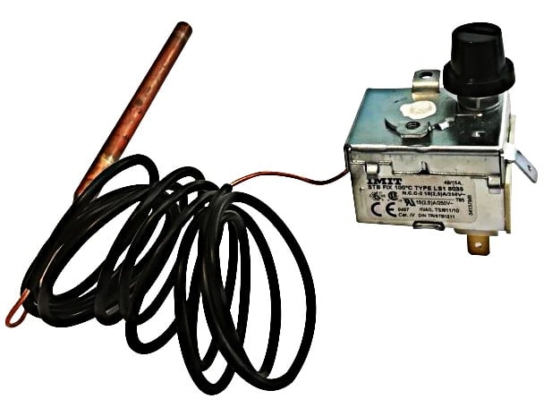 TERMOSTATO DI SICUREZZA A RIARMO MANUALE 100°