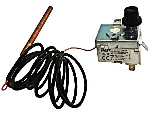 TERMOSTATO DI SICUREZZA A RIARMO MANUALE 100°
